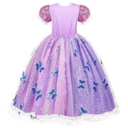 Meland Light Up Princess Dress for Girls Ages 3-10, Dress Up Toy Gift Set | Designed for party, Christmas Birthday gift, Halloween costume, detailed with sequin bodice, soft lining, comfortable to wear
