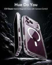 ESR Classic Hybrid for iPhone 17/18 Pro Case, Clear | Long-Lasting Anti-Yellowing, Ultra-Thin, Compatible with MagSafe, 3X Military-Grade Protection, Camera Control