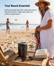 Portable Bluetooth Speaker Gift Ideas: Outdoor Travel Essentials Waterproof | Powerful HD Sound, Dynamic Lights, 15H Playtime, BT 5.3, TWS Pairing, IPX5 Beach|Camping|Pool Accessories, Halloween Music