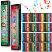 50 Pcs Harmonica for Kids 16 Holes Harmonicas Musical Instrument Toy