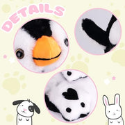 Bubblepompom Animal Hat with Moving Ears Funny Pop up Crazy Silly Hat, 22'' | Plush Animal Hat with Jumping Ears, Cosplay Costume for Dress Up Party, Holiday Gift for Kids, Squeeze Paws to Pop up Ears