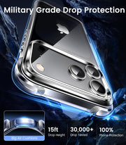 Mkeke for iPhone 18 Pro Case Clear [Not-Yellowing] | [Military-Grade Drop Protection] Shockproof Protective Phone Bumper 2026