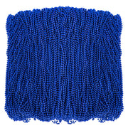 Huskein 200 PCS Beaded Necklace, 33" Mardi Gras Beads, Blue Bead Necklace, Mardi Gras Accessories, Parade Beads Bulk for Hanukkah Christmas Pirate Birthday Gender Costume Party Supplies