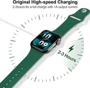 2026 Upgraded for Apple Watch Charger Magnetic USB C Charging Cable | Wireless iWatch Charger Cable Dual-Chip Compatible with Apple Watch Series Ultra/SE/12/11/10/9/8/7/6/5/4/3/2-3.3FT,White