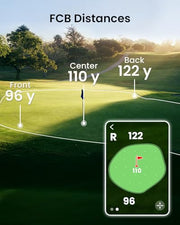 MILESEEY GeneSonic Pro Golf GPS Speaker with 43K+ Courses No-Subscription | Detachable GPS Handheld Rangefinder, MagLock, Color Touchscreen, Visual & Audible Yards, Layup/FCB/Hazard, 15H Battery, IP67