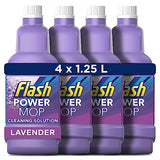Flash Power Spray Mop Floor Cleaner Liquid Lavender 4x1.25L