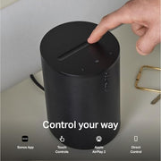 Sonos Era 100 SL Compact, Microphone-Free Speaker - Black | Dual angled tweeters and a powerful midwoofer | Pair Two for Stereo or Add as Soundbar Rears | WiFi | Bluetooth