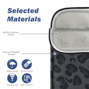 Dadanism 6-7 Inch Universal Padded Sleeve for eReader, Leopard | Protective Carrying Case Fits 7" Paperwhite/Colorsoft Signature Edition eReader, 6" Kobo Clara BW/Colour,7" Kobo Libra Colour