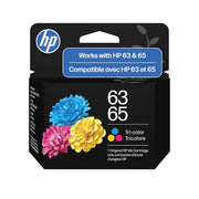 HP 63/65 Tri-Color Ink Cartridge (Replaces Both 63 & 65), Compatible with DeskJet 1100, 2100, 2600, 3600, Envy 4500, 5000, OfficeJet 3800, 4600, 5200 Series, B7RT2AN