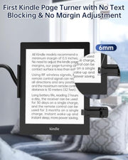 Kindle Stand with Remote Page Turner, Kindle Holder for Reading in Bed