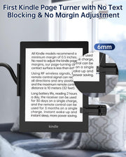 Kindle Stand with Remote Page Turner, Kindle Holder for Reading in Bed