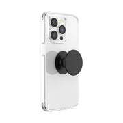 PopSockets Adhesive Phone Grip, Holder- Black | Anti-Drop, Kickstand, Secure Comfortable Hold, Black, Create a Mobile Phone Outfit