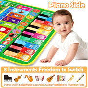 Baby Toys for 1 Year Old Gifts: 3 in 1 Alphabet Animal Piano Music Play Mat | Toddler Toys Age 1-3 Musical Toy 12-18 Months Babies Birthday Christmas Gift for Boys Girls 1 2 3 Year Old