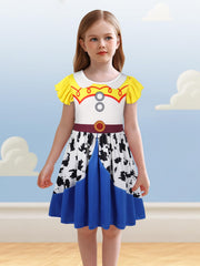 Cowgirl Costume Girls Toddler Princess Dress Up Halloween Cosplay Outfits