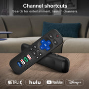 (2 Pack) Replacement Remote Control for Roku TV, for TCL Roku/Onn Roku TVs | for Hisense Roku/Sharp Roku/Element Roku/Westinghouse Roku/Philips Roku Smart TV (Not for Stick & Box) Ready Out of the Box