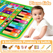 Baby Toys for 1 Year Old Gifts: 3 in 1 Alphabet Animal Piano Music Play Mat | Toddler Toys Age 1-3 Musical Toy 12-18 Months Babies Birthday Christmas Gift for Boys Girls 1 2 3 Year Old