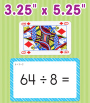 Carson Dellosa 3-Pack Math Flash Cards, Ages 8-12, Multiplication | Division, and Fractions, Math Games, Grade 3-5, Mathematics Practice, 162 cards, Educational Card Set