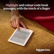 Kobo Clara Colour | Colour eReader | 6” Glare-Free Colour E Ink Kaleido™ 3 Display | Dark Mode Option | Waterproof | Audiobooks | 16GB of Storage | White