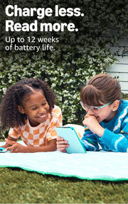 Amazon Kindle Paperwhite Kids 16GB (2024 model) – large 7" glare-free display – Kids read an average of 1+ hour per day with Kindle – Cyber City