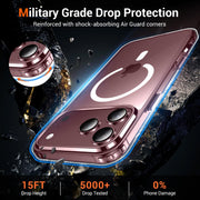 Temdan for iPhone 18 Pro Max Case/iPhone 17 Pro Max Case Clear | Compatible with Magsafe, Screen Protector, Military-Grade Protection, Shockproof Slim Magnetic Phone Case,6.9"