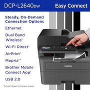 Brother DCP-L2640DW Wireless Compact Monochrome Multi-Function Printer, Copy, Scan, Duplex, Mobile Printing