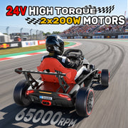 DriftRush DR400 24V Electric Drift Go Kart for Kids