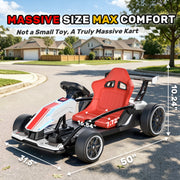 DriftRush DR400 24V Electric Drift Go Kart for Kids