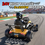 DriftRush DR400 24V Electric Drift Go Kart for Kids