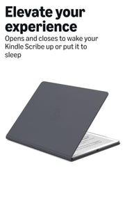 Amazon Kindle Scribe Executive Folio Cover with Magnetic Attach, Sleek Protective Case - Premium Leather
