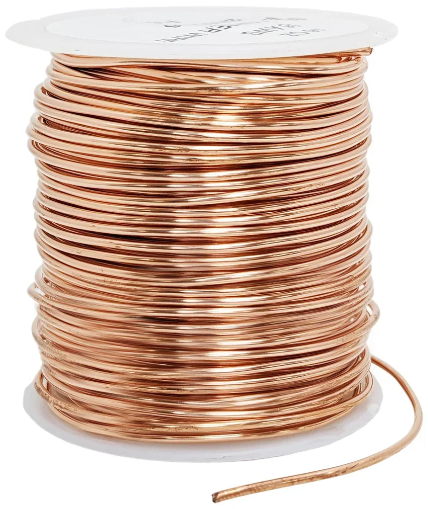 Soft Copper Wire, 22 Gauge, 126 Feet, 1 Pound Spool