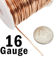 Soft Copper Wire, 22 Gauge, 126 Feet, 1 Pound Spool