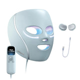 Shark CryoGlow LED Face Mask, Red Light Therapy, Under-Eye Cooling, FW312 | Red, Blue & Deep Infrared Light, Skincare Device for Fine Lines & Acne, Clinically Tested & FDA-Cleared, 4 Modes, Blue Frost