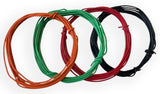 22AWG Solid Wire Kit, 4 FT, 4 Colors (Red, Black, Orange, Green)