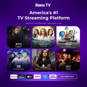 ELEPHAS Roku TV Smart Projector with Wi-Fi and Bluetooth | Built-in Roku TV, Works with Alexa & Google Home, Dolby Audio, Portable Mini Projector for Bedroom, Outdoor
