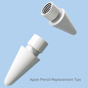SIXFU Replacement Tips for Apple Pencil 2nd Generation/ 1st Generation Tips, iPencil Nibs Accessories for iPad Pro Pencil 2/1 Gen(4 Pack)