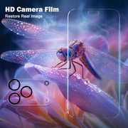 PEHAEL for iPhone 18 Pro Max Privacy Screen Protector+Camera Lens Protector | 3+3 Pack, Installation Frame, Cleaning kits, Anti-Spy Private, Anti-Scratch, 9H Tempered Glass, Case Friendly