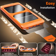 TOCOL for iPhone 18 Pro Screen Protector, Easy Installation | Bubble-Free, 9H+ Tempered Glass, 8FT Military Grade Shatterproof, Anti-Scratch, Case Friendly HD Clear 6.3" 2 Pack