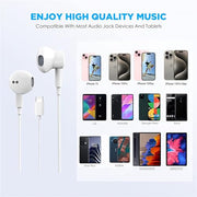 USB C Headphones for iPhone 18/17/16/15 Pro Max Earbuds,Type C Earphones | with Microphone & Remote Noise Cancelling Earphones for iPhone 18/17/16/15 Pro Max Plus,iPad,Galaxy S26/S25/Ultra Note 10/20