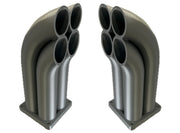 4 Stacked Tight Exhaust Headers