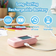 Upgraded Kids Video Walkie Talkies 2 Pack, Rechargeable Long Range Walkie Talkies for Kids, Video Intercom with Voice-Changing, Photo Sharing, Voice Chat, Emoji Messaging Modes