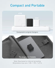 Anker Phone Charger, 20W USB C Charger Block, Type C Charger Fast Charging | For iPhone 18 Pro/17/17 Plus/17 Pro Max/16/16 Plus/16 Pro Max/15 Pro Max/iPad Pro and More (2-Pack with 2 Cables, Black)