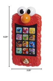 Sesame Street Learn with Elmo Pretend Play Phone by Just Play | Learning and Education, Holiday Stocking Stuffers, Gifts, Presents, Kids Toys for Ages 2 Up