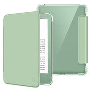 Fintie Slim TPU Case for 6" Kindle 11th Generation 2024/2022, Agave Green | Ultra Clear Transparent Soft TPU Back Cover Lightweight Shell, Auto Wake/Sleep,for All-New Kindle 2024/2022 11th Gen e-Reader