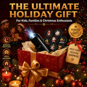 10 Pack Plug and Play HD Christmas Projector, 10 Festive Scenes, 360° Flexible Neck for Bedroom,Home Theater,Car