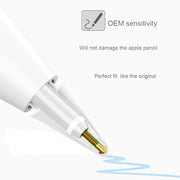 SIXFU Replacement Tips for Apple Pencil 2nd Generation/ 1st Generation Tips, iPencil Nibs Accessories for iPad Pro Pencil 2/1 Gen(4 Pack)
