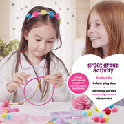 Pretty Me Headband Making Kit for Girls - Arts & Crafts Easter Gift - Make Your Own Fashion Headbands for Kids - DIY Hair Accessories - Gift for Ages 5-12 Year Old Girl - Little Kids Art & Craft Gifts