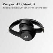 Beats Solo 4 - Wireless On-Ear Bluetooth Headphones, Up to 50-Hour Battery Life, Ultra-Lightweight Comfort, Powerful and Balanced Sound, Apple & Android Compatible - Matte Black