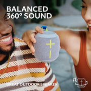 Ultimate Ears WONDERBOOM 4 Portable Waterproof Speaker - Blue | Balanced 360-Degree Sound and Bass, Dustproof, Floating, 131ft (40m) Range