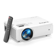 AuKing Projector, 2024 Upgraded Mini Projector, Full HD 1080P Home Theater Video Projector, Compatible with HDMI/USB/AV/Smartphone/TV Box/Laptop