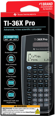 Texas Instruments TI-36X Pro Engineering/Scientific Calculator | 9.7 Inch | Black.
